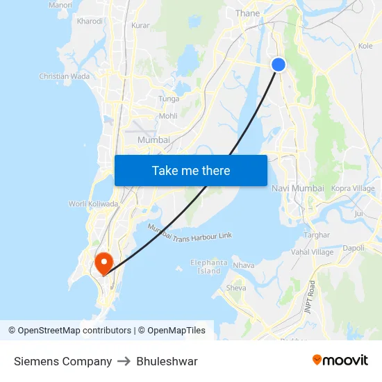 Siemens Company to Bhuleshwar map