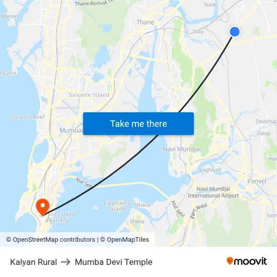 Kalyan Rural to Mumba Devi Temple map