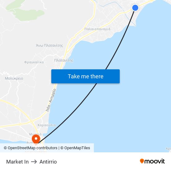 Market In to Antirrio map