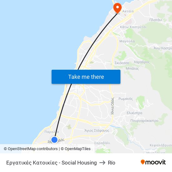 Εργατικές Κατοικίες - Social Housing to Río map