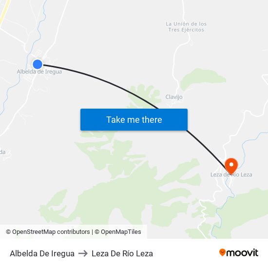 Albelda De Iregua to Leza De Río Leza map