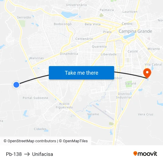Pb-138 to Unifacisa map