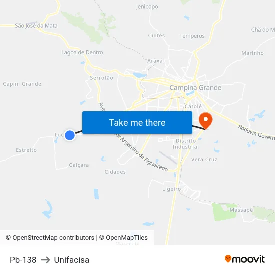 Pb-138 to Unifacisa map