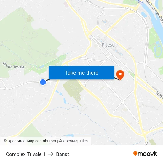 Complex Trivale 1 to Banat map