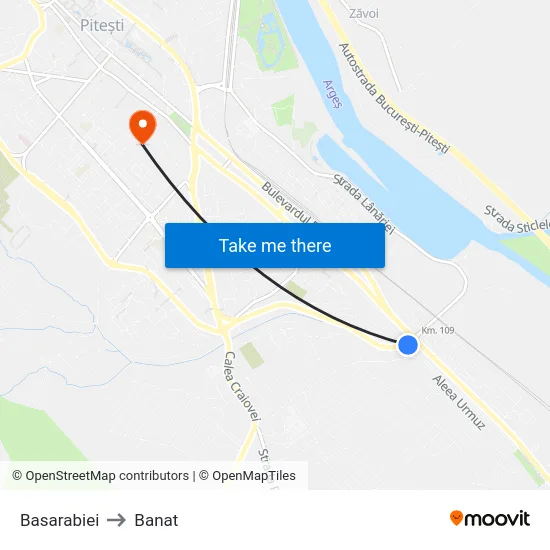 Basarabiei to Banat map