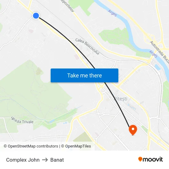 Complex John to Banat map