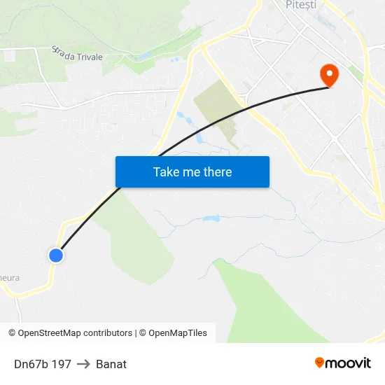 Dn67b 197 to Banat map