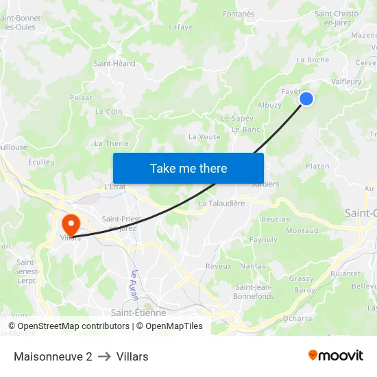 Maisonneuve 2 to Villars map