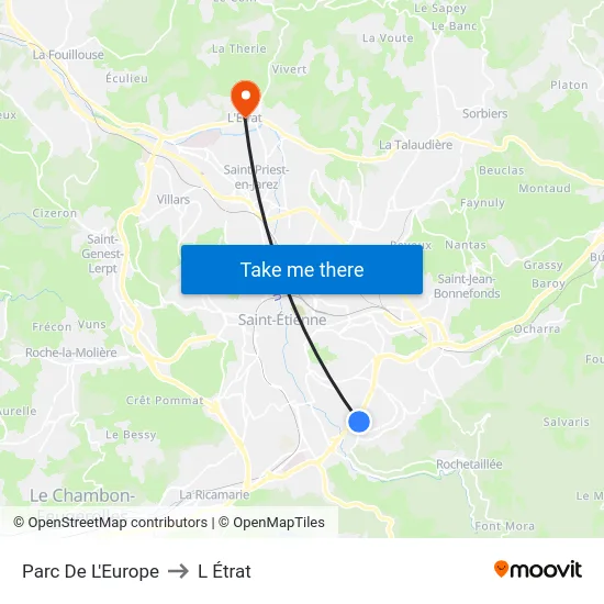 Parc De L'Europe to L Étrat map