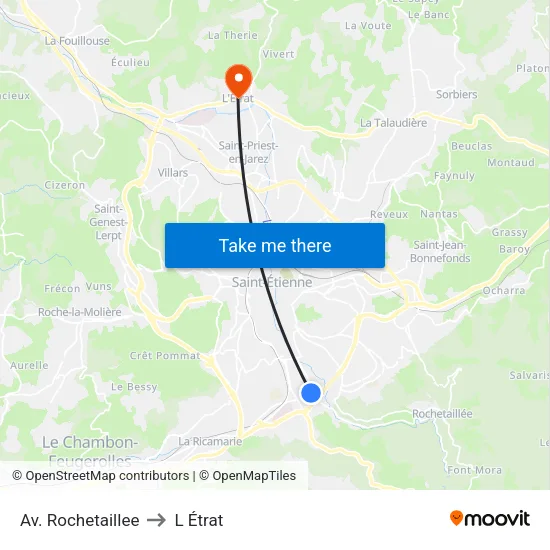 Av. Rochetaillee to L Étrat map
