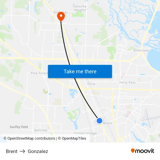 Brent to Gonzalez map