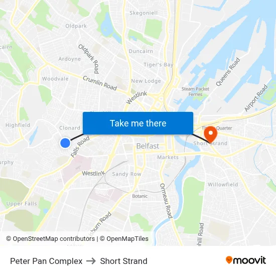 Peter Pan Complex to Short Strand map