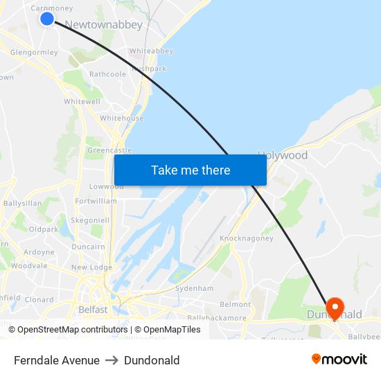 Ferndale Avenue to Dundonald map