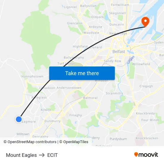 Mount Eagles to ECIT map