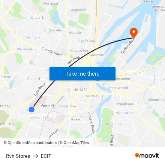 Rvh Stores to ECIT map