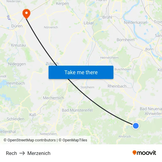 Rech to Merzenich map