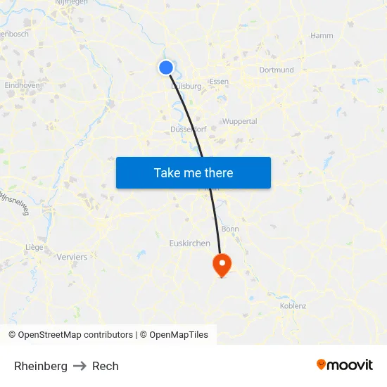 Rheinberg to Rech map