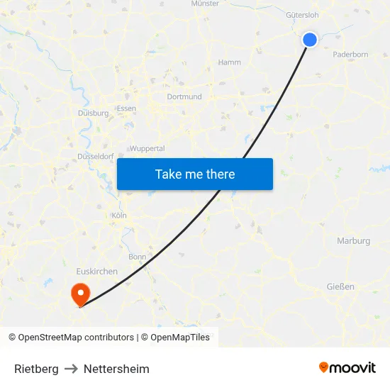 Rietberg to Nettersheim map