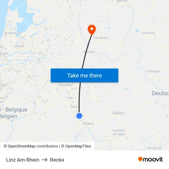 Linz Am Rhein to Recke map