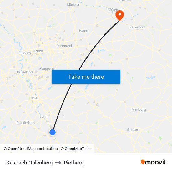 Kasbach-Ohlenberg to Rietberg map