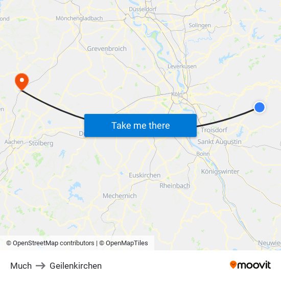 Much to Geilenkirchen map