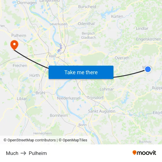 Much to Pulheim map