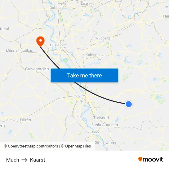 Much to Kaarst map
