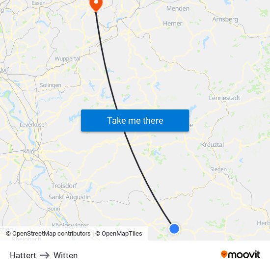 Hattert to Witten map