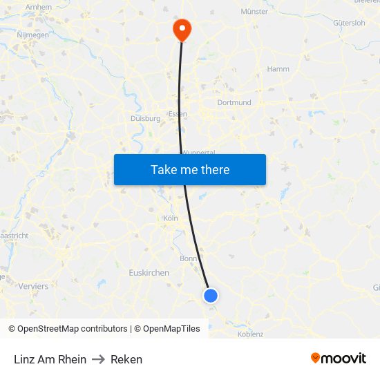 Linz Am Rhein to Reken map