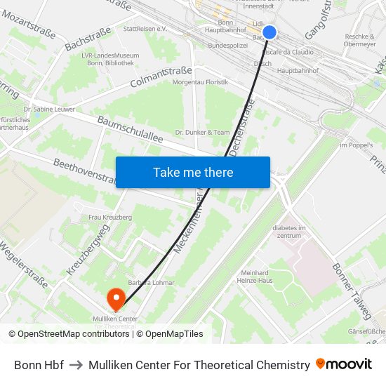Bonn Hbf to Mulliken Center For Theoretical Chemistry map