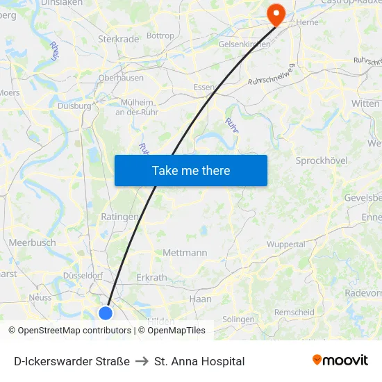 D-Ickerswarder Straße to St. Anna Hospital map