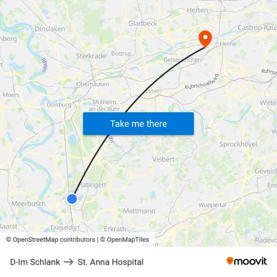 D-Im Schlank to St. Anna Hospital map