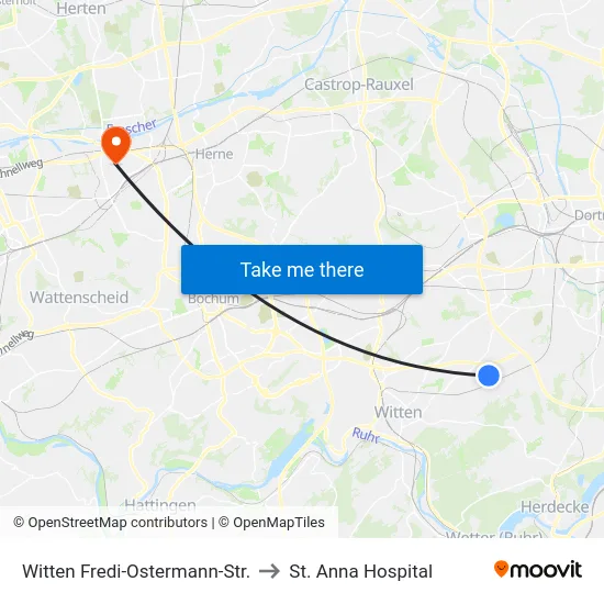 Witten Fredi-Ostermann-Str. to St. Anna Hospital map
