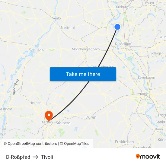 D-Roßpfad to Tivoli map