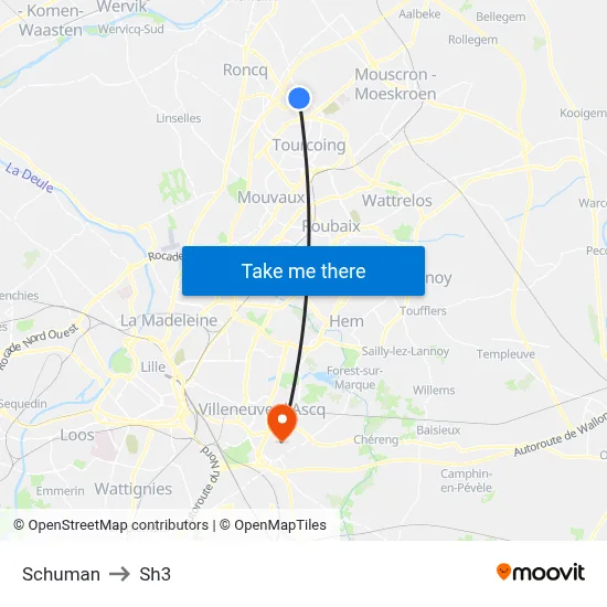 Schuman to Sh3 map