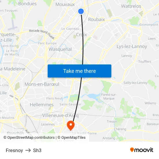 Fresnoy to Sh3 map