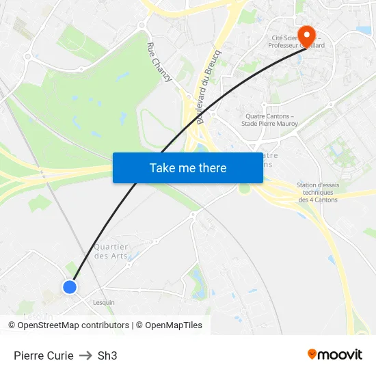 Pierre Curie to Sh3 map