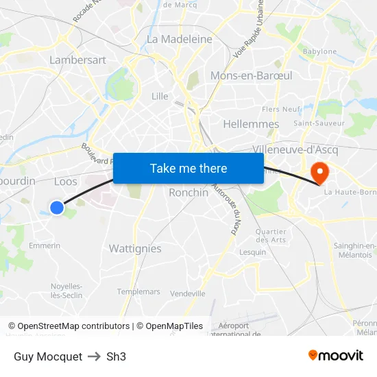 Guy Mocquet to Sh3 map