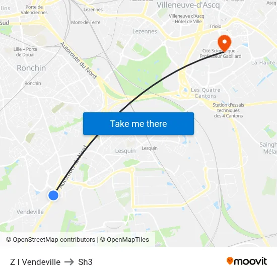 Z I Vendeville to Sh3 map