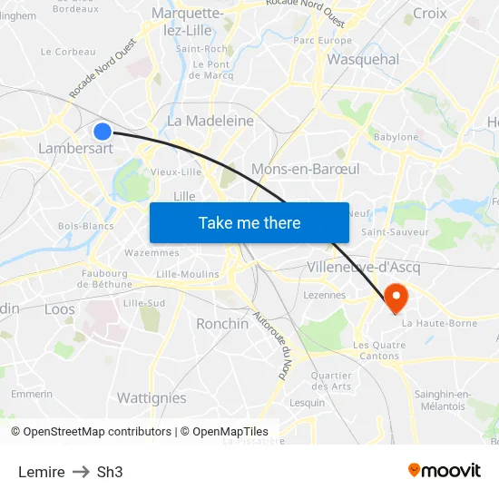 Lemire to Sh3 map
