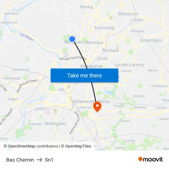 Bas Chemin to Sn1 map