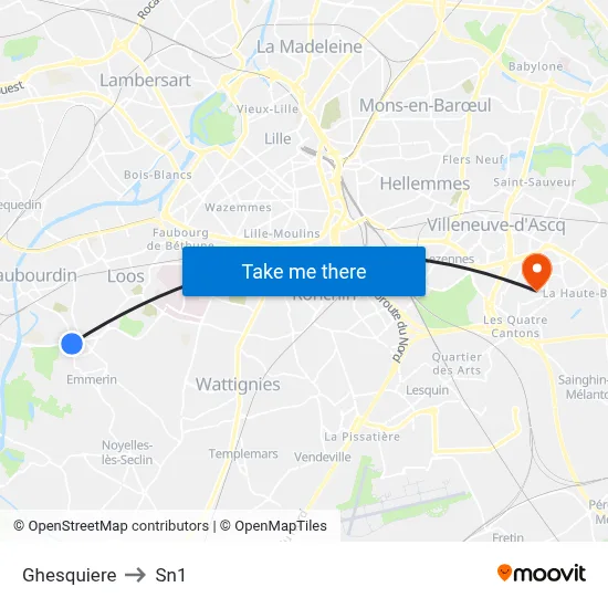 Ghesquiere to Sn1 map