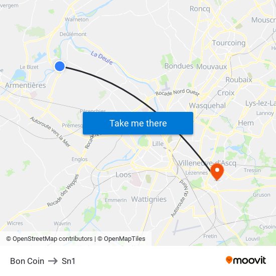 Bon Coin to Sn1 map