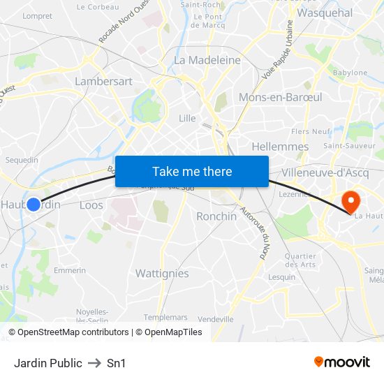Jardin Public to Sn1 map