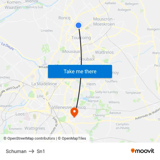 Schuman to Sn1 map