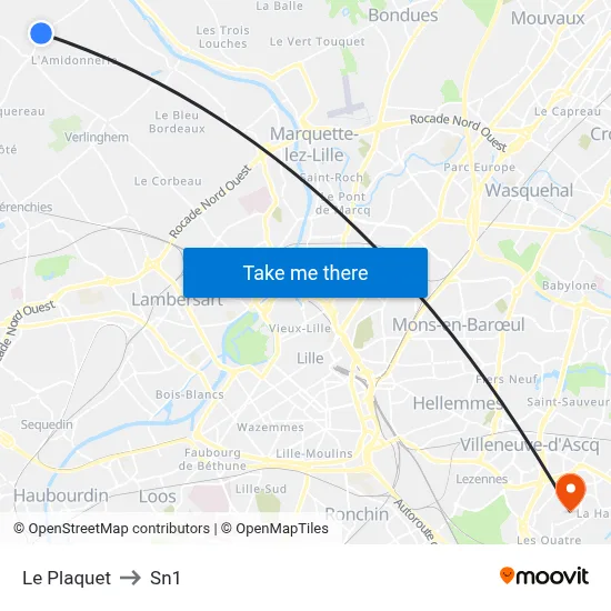 Le Plaquet to Sn1 map