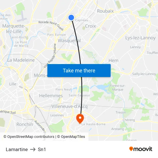 Lamartine to Sn1 map
