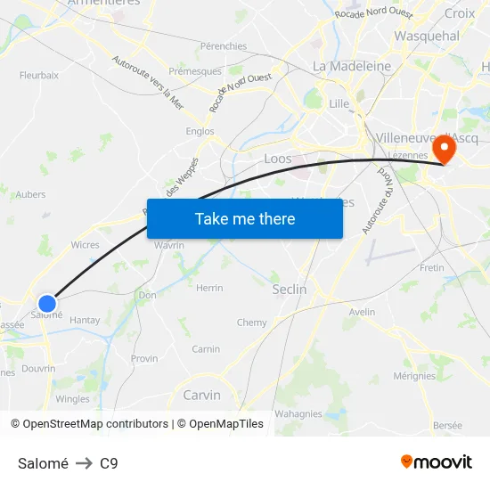 Salomé to C9 map