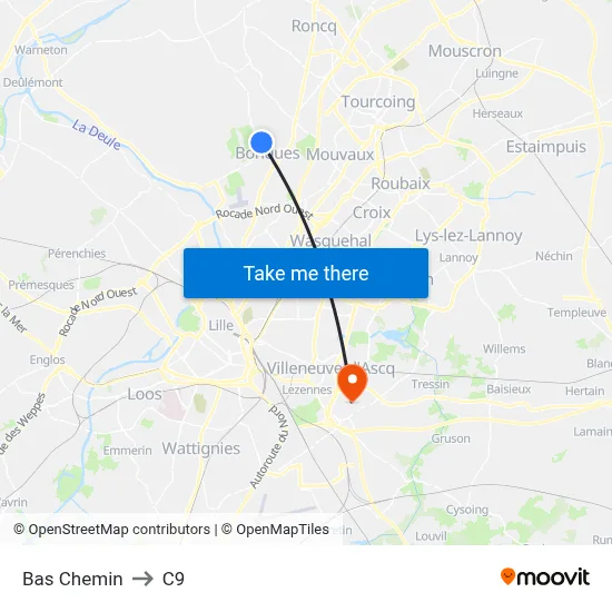 Bas Chemin to C9 map