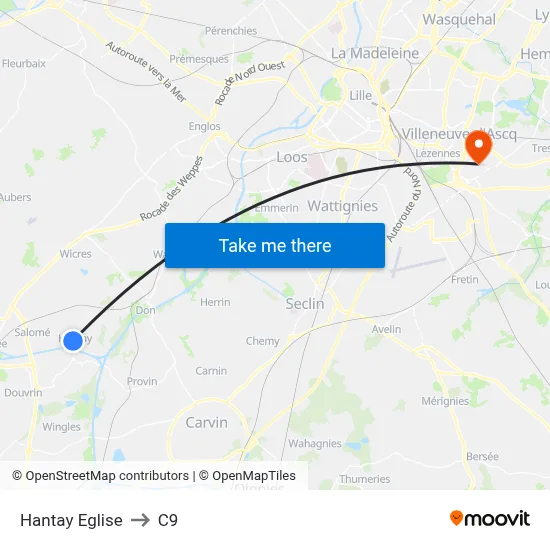 Hantay Eglise to C9 map
